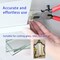 Glass Cutting Tool Kit,Glass Cutters Tools Set with Oil Feed Glass Cutter Glass Running Pliers Breaker Pliers, Glass Cutting for Stained Glass Mosaic Tiles Mirrors,Zipper Package